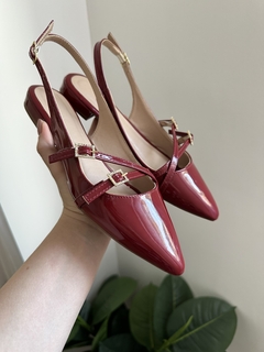 SLINGBACK CHERRY LUIZA