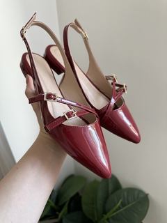 SLINGBACK CHERRY LUIZA - loja online