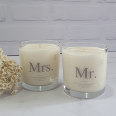 Set Velas Mr. & Mrs.