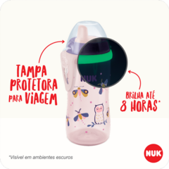 Copo Infantil Copo Nuk Copo de Transiçao Antivazamento +12 Meses - Rosa - comprar online