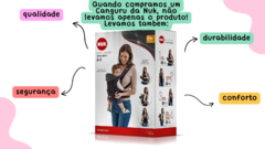 Canguru Nuk 4 Em 1 Ergonômico Carregador Bebê 0 A 12 Meses Supreme Comfort - comprar online
