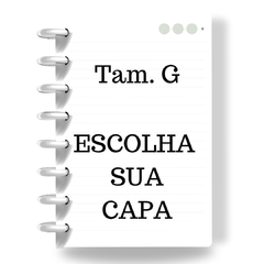 Caderno Disco Grande (Escolha sua capa)