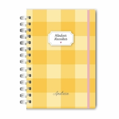 Caderno de Receitas Afetivas (Amarelo)