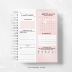 Planner 2025 Self Love (Buquê) - Papelaria funcional e afetiva para seu dia a dia