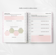 Planner 2025 Self Love (Laço) - Papelaria funcional e afetiva para seu dia a dia