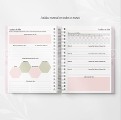 Planner 2025 Self Love (Buquê) - Papelaria funcional e afetiva para seu dia a dia