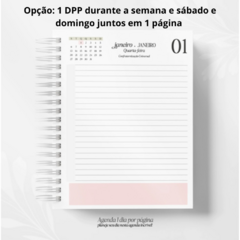 Agenda 2025 Self Love (Flor Branca) na internet