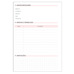 Caderno Self Love (Self Love Rosa) M/G - Papelaria funcional e afetiva para seu dia a dia