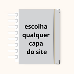 Caderno M Disco M (Escolha sua capa e disco)