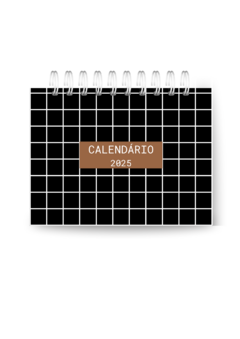 Calendário 2025 Preto&Branco