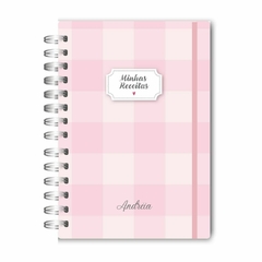 Caderno de Receitas Afetiva (Rosa)