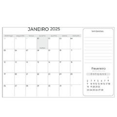 Várias estampas (Calendário 2025 Grande) - comprar online