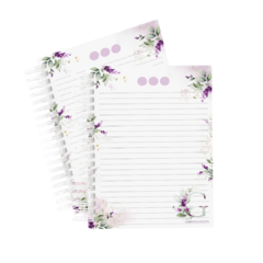 Caderno Letra Lavanda - comprar online