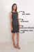 Vestido Decote V Costas - comprar online