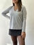 Blusa Decot V - Raquel Marigo Boutique - loja de roupas e acessórios femininos