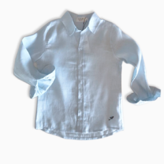 CAMISA LINHO INFANTIL AZUL BEBÊ