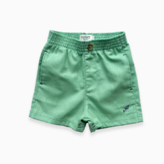 SHORTS INFANTIL LINHO VERDE