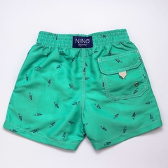 SHORTS INFANTIL ESTAMPA NINO VERDE na internet