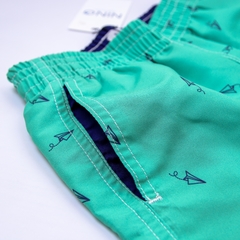 SHORTS INFANTIL ESTAMPA NINO VERDE - NINO BOYSWEAR