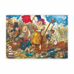 Puzzle 100 piezas La libertad guiando al pueblo