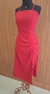 VESTIDO MIDI LORENA DRAPEADO VERMELHO - Loja Themis