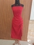 VESTIDO MIDI LORENA DRAPEADO VERMELHO - loja online