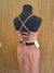 VESTIDO MIDI LORENA DRAPEADO ROSE - Loja Themis