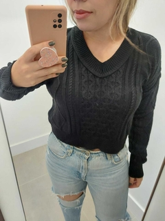 BLUSA TRICOT TRANÇAS - comprar online