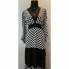 VESTIDO LONGO MANGA PRINCESA - comprar online