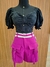 SHORT BICOLOR MAGENTA