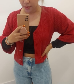 CARDIGAN TRICOT CORAÇÃO