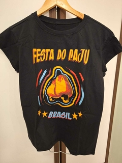 T SHIRT FESTA DO CAJU PRETA