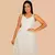 Vestido Longuete em Laise Branco - Celine - comprar online