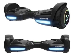 Hover-1 Blast Hoverboard negro, 80 Kg peso máximo, velocidad máxima de 12Km/h, luces brillantes LED