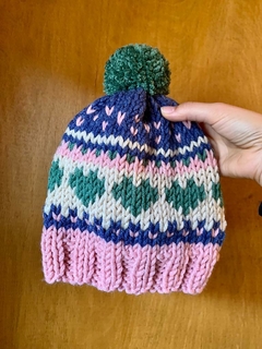 Gorro corazón verde - comprar online