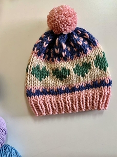 Gorro corazón verde