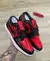 Tênis NK Jordan 1 Vermelho e Preto Metalizado