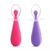 Kit 2 colheres de silicone Munchkin Rosa/Roxo