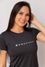 T SHIRT FEMININA POLIESTER FURADINHO PRETO.