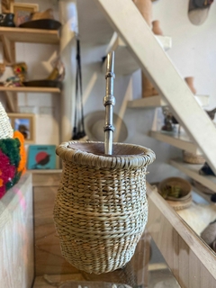 Mate de madera y junquillo - comprar online