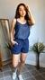 Imagem do Blusa feminina jeans de alcinha minimalista