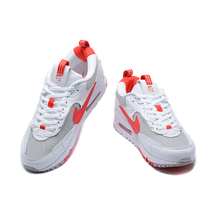 NIKE AIR MAX 90 FUTURA WHITE SILVER RED