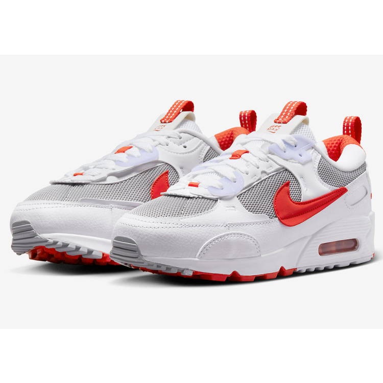Nike silver red sales