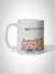 Caneca Love My Cat Creme - Personalizada