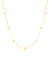 Choker bolinhas Banho com banho dourado em ouro 18k.