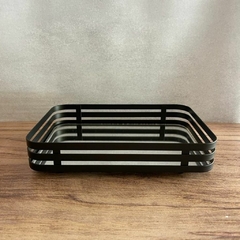 BANDEJA ESPEJO RECTANGULAR BLACK