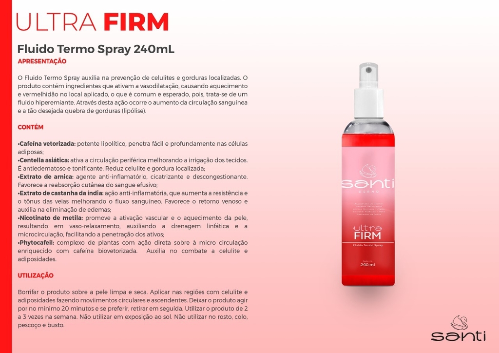 Ultra Firm - Fluído Termo Spray - Fisioforma Shop
