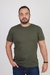 Camiseta Masculina Básica Lisa Verde Jardim