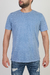 Camiseta Masculina Básica Estonada Azul Cobalto - comprar online