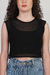 Cropped Tule Preto - comprar online